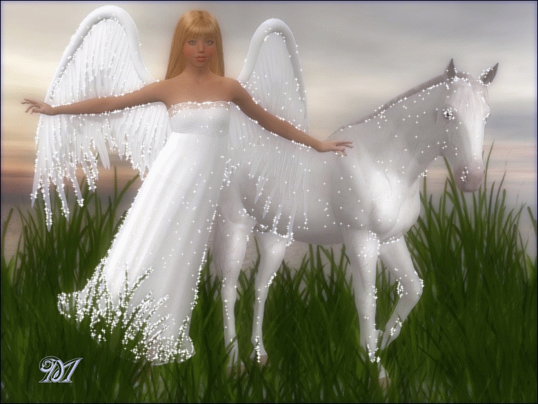 анимация Ангелы